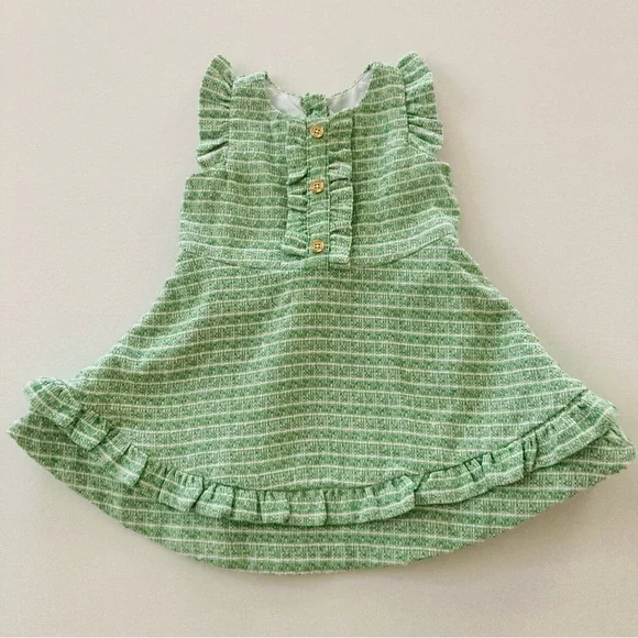 Janie and Jack | Dresses | Janie And Jack Baby Girl 824 Months Green Boucle  Dress | Poshmark